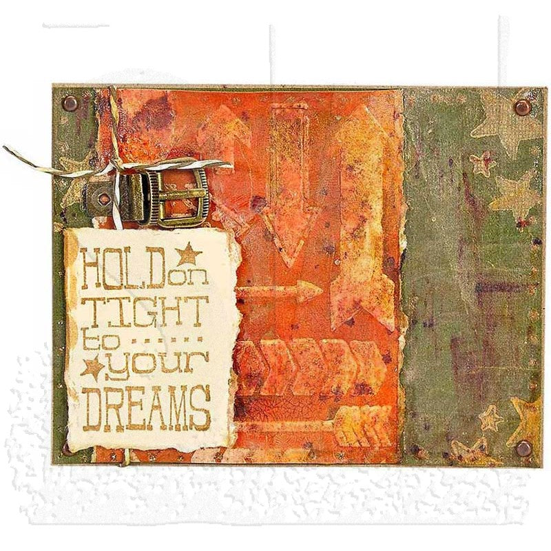 Tim Holtz Cling Rubber Stamps HERE and THERE cms192 dreams