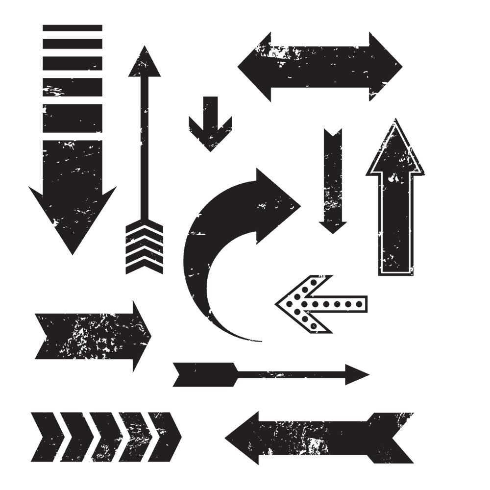 Tim Holtz Cling Rubber Stamps HERE and THERE cms192