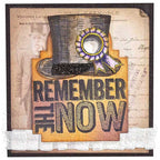 Tim Holtz Cling Rubber Stamps HIGH SOCIETY BLUEPRINTS cms193 hat
