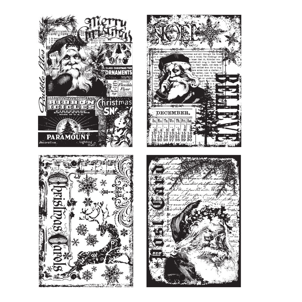 Tim Holtz Cling Rubber Stamps HOLIDAY COLLECTIONS CMS051