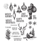 Tim Holtz Cling Rubber Stamps HOLIDAY DRAWINGS CMS284