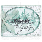 Tim Holtz Cling Rubber Stamps HOLIDAY GREETINGS CMS353 greetings