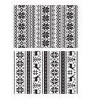 Tim Holtz Cling Rubber Stamps HOLIDAY KNITS CMS206
