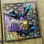 Tim Holtz Cling Rubber Stamps Halloween Blueprints cms134 bats