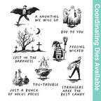 Tim Holtz Cling Rubber Stamps Halloween Sketchbook cms469 1