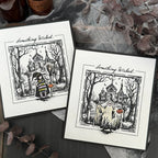 Tim Holtz Cling Rubber Stamps Halloween Sketchbook cms469 spooky