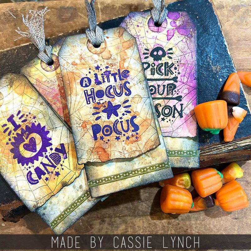 Tim Holtz Cling Rubber Stamps Halloween Whatnots cms491