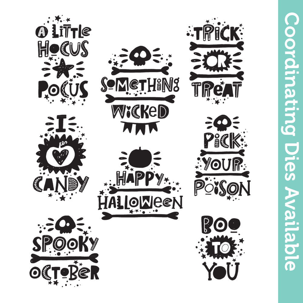 Tim Holtz Cling Rubber Stamps Halloween Whatnots cms491