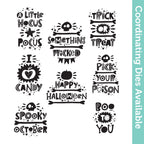 Tim Holtz Cling Rubber Stamps Halloween Whatnots cms491