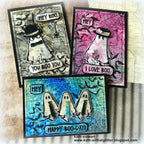Tim Holtz Cling Rubber Stamps Halloween Whatnots cms491 ghosts | color-code:ALT01