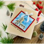 Tim Holtz Cling Rubber Stamps Holiday Sketchbook cms456 wishes