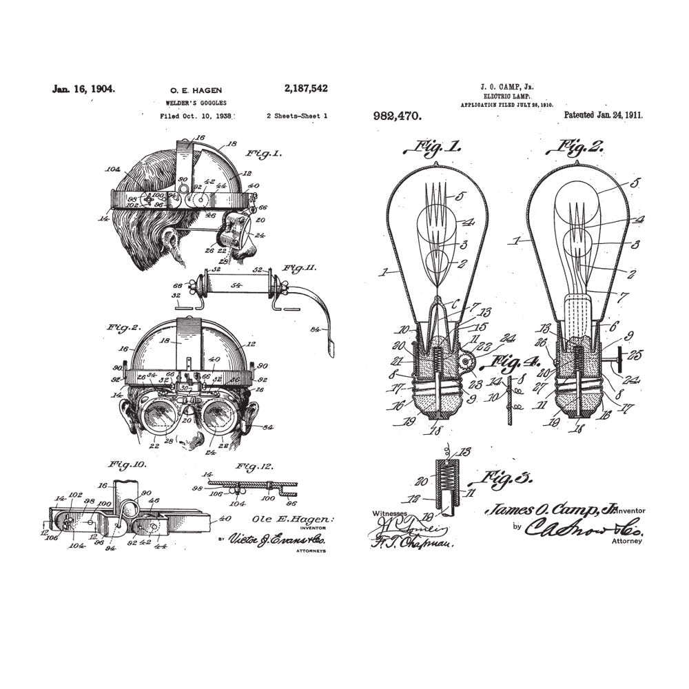 Tim Holtz Cling Rubber Stamps INVENTOR 2 CMS341