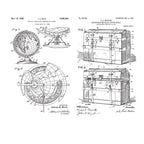 Tim Holtz Cling Rubber Stamps INVENTOR 9 CMS406