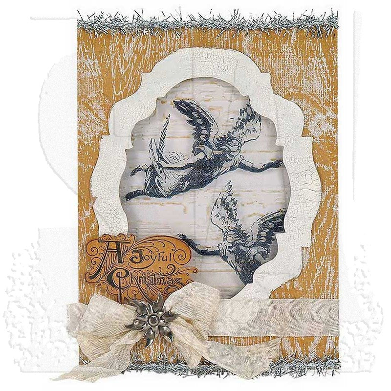 Tim Holtz Cling Rubber Stamps JOYFUL SONG CMS119 christmas
