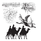 Tim Holtz Cling Rubber Stamps JOYFUL SONG CMS119