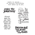 Tim Holtz Cling Rubber Stamps JUST THOUGHTS cms078