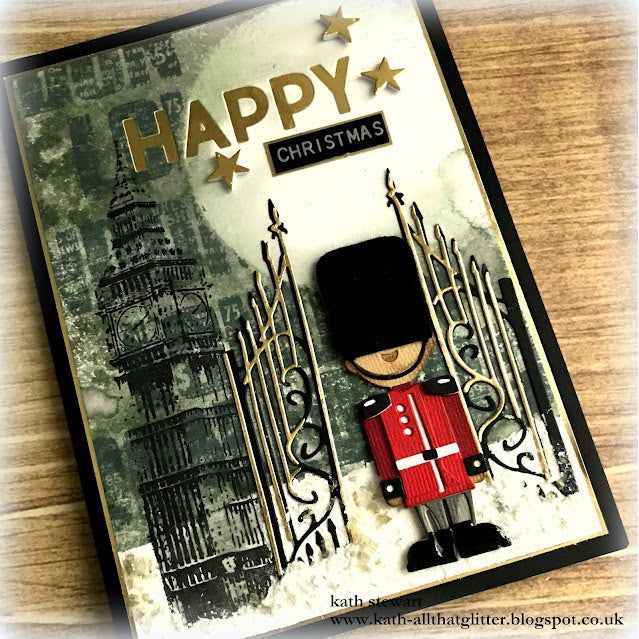 Tim Holtz Cling Rubber Stamps LONDON SIGHTS cms158 gates