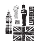 Tim Holtz Cling Rubber Stamps LONDON SIGHTS cms158