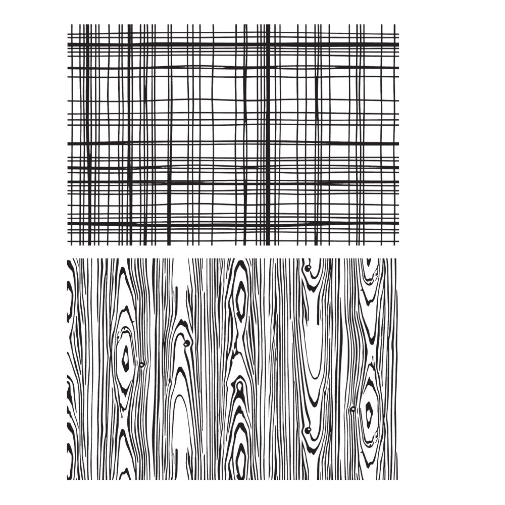 Tim Holtz Cling Rubber Stamps LUMBERJACK CMS384