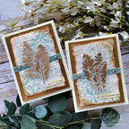 Tim Holtz Cling Rubber Stamps Leaf Prints cms273 let life surprise you cathie cowles