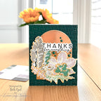Tim Holtz Cling Rubber Stamps Leaf Prints cms273 thanks for everything card beth opel