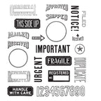 Tim Holtz Cling Rubber Stamps MAIL ART CMS339