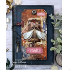 Tim Holtz Cling Rubber Stamps MAIL ART CMS339 things with wings | color-code:ALT01
