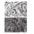 Tim Holtz Cling Rubber Stamps MARBLE & DOILY cms184