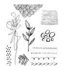 Tim Holtz Cling Rubber Stamps MEDIA MARKS 1 CMS362
