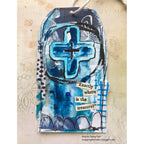 Tim Holtz Cling Rubber Stamps MEDIA MARKS 2 CMS363 blue | color-code:ALT04