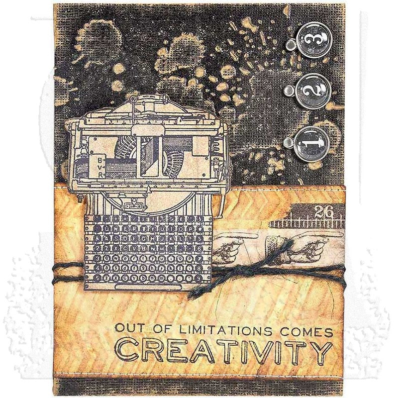 Tim Holtz Cling Rubber Stamps MERCHANTILE cms189 creativity