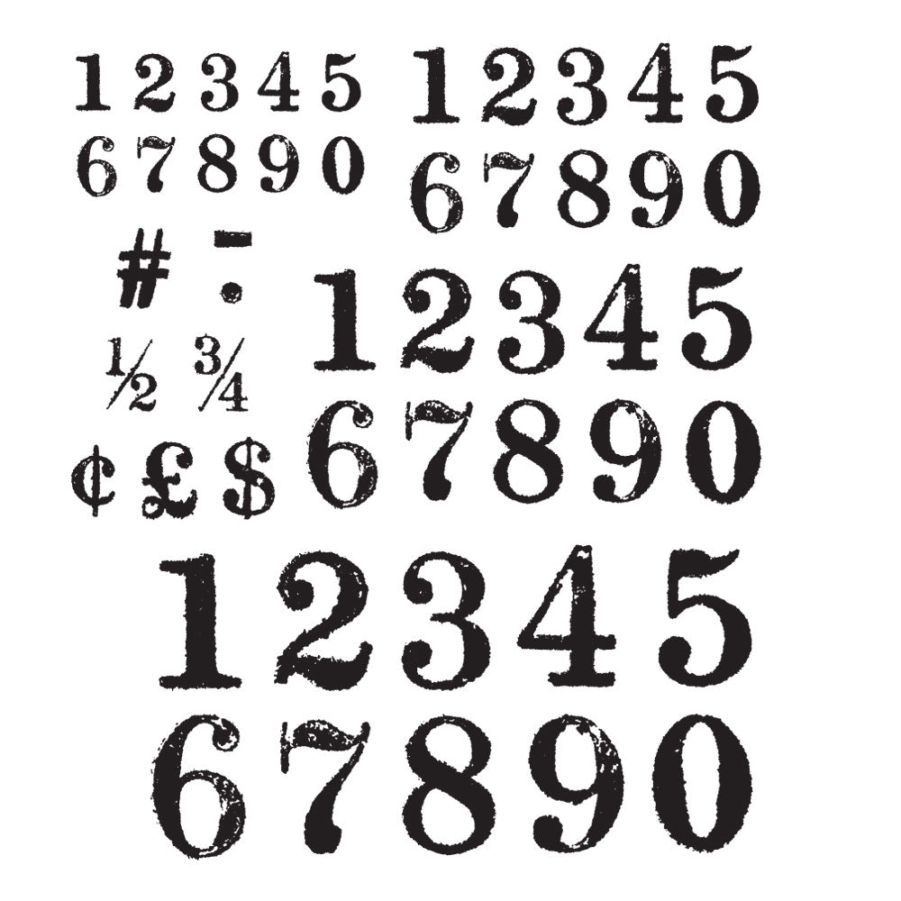 Tim Holtz Cling Rubber Stamps MERCHANT CMS331