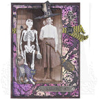 Tim Holtz Cling Rubber Stamps MINI BLUEPRINTS 7 CMS203 skeleton