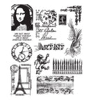 Tim Holtz Cling Rubber Stamps MINI CLASSICS CMS062