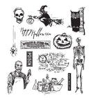 Tim Holtz Cling Rubber Stamps MINI HALLOWEEN 4 CMS198