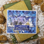 Tim Holtz Cling Rubber Stamps MINI HOLIDAYS 3 THREE CMS114 snowflakes