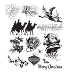 Tim Holtz Cling Rubber Stamps MINI HOLIDAYS 4 CMS142