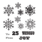 Tim Holtz Cling Rubber Stamps  MINI WEATHERED WINTER CMS246
