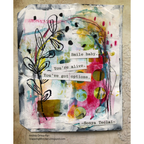 Tim Holtz Cling Rubber Stamps MIXED MEDIA 2 CMS261 Colorful Collage | color-code:ALT02
