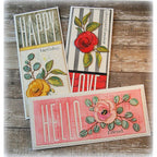 Tim Holtz Cling Rubber Stamps MIXED MEDIA cms125 flowers