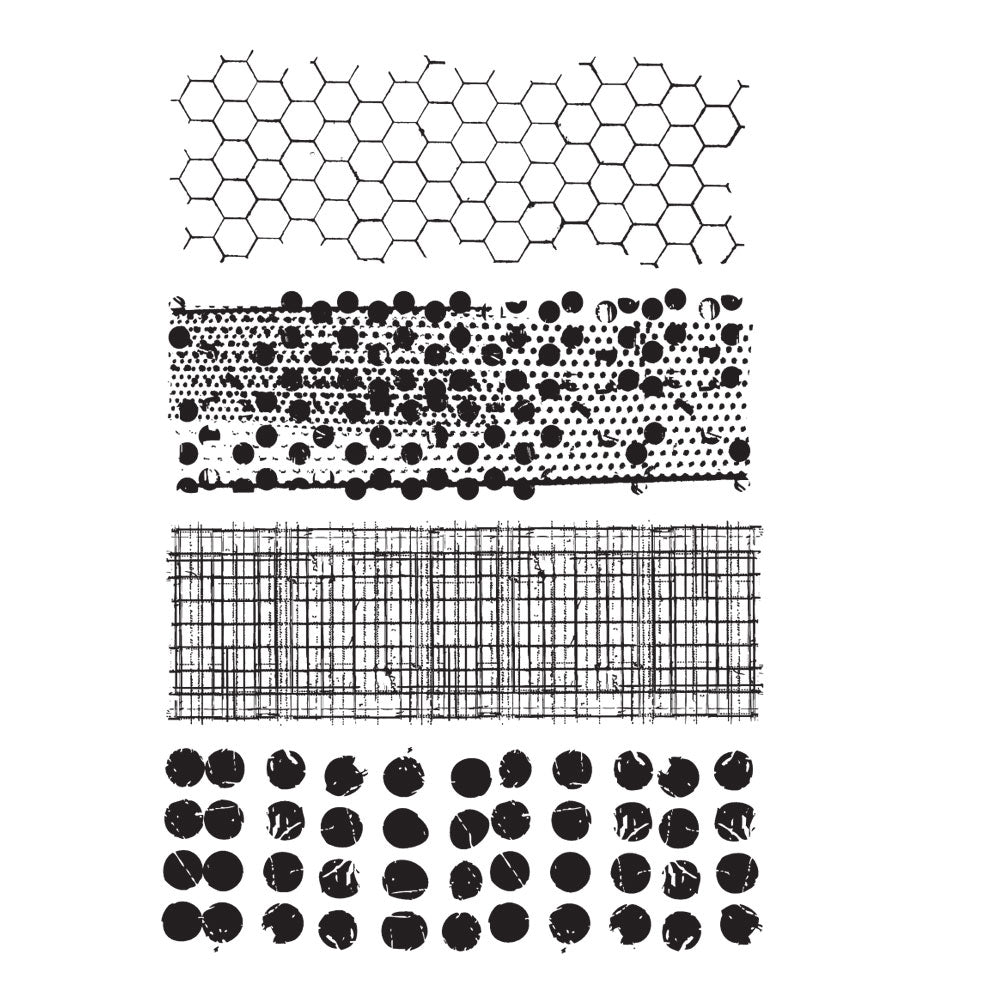 Tim Holtz Cling Rubber Stamps MIXED MEDIA cms125