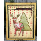 Tim Holtz Cling Rubber Stamps MODERN CHRISTMAS CMS388 tree