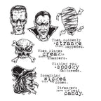 Tim Holtz Cling Rubber Stamps MONSTROUS CMS307