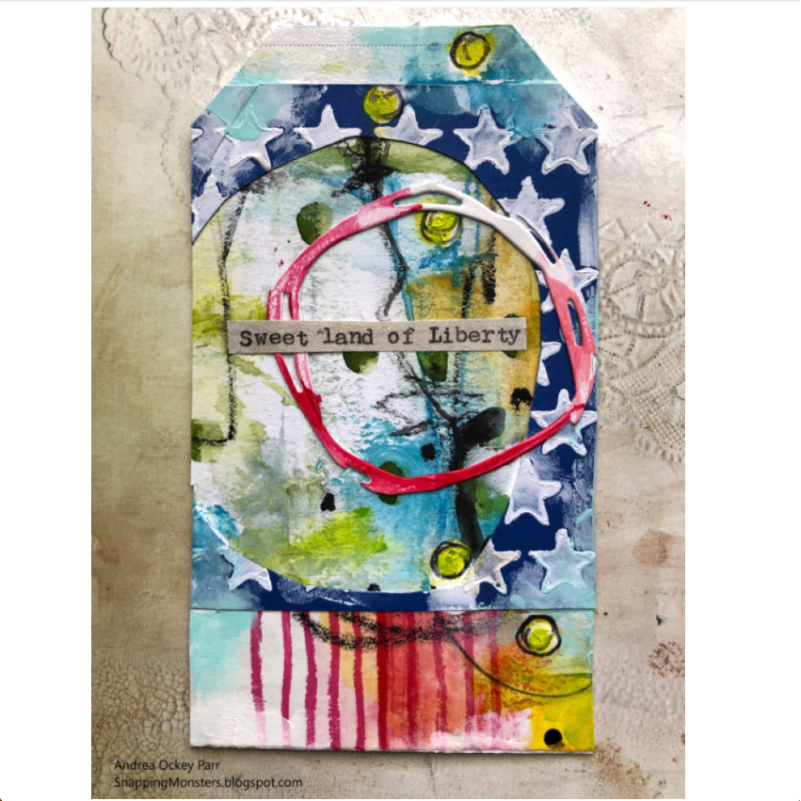 Tim Holtz Cling Rubber Stamps Media Marks 2 CMS363 sweet land of liberty tag andrea ockey parr | color-code:ALT05
