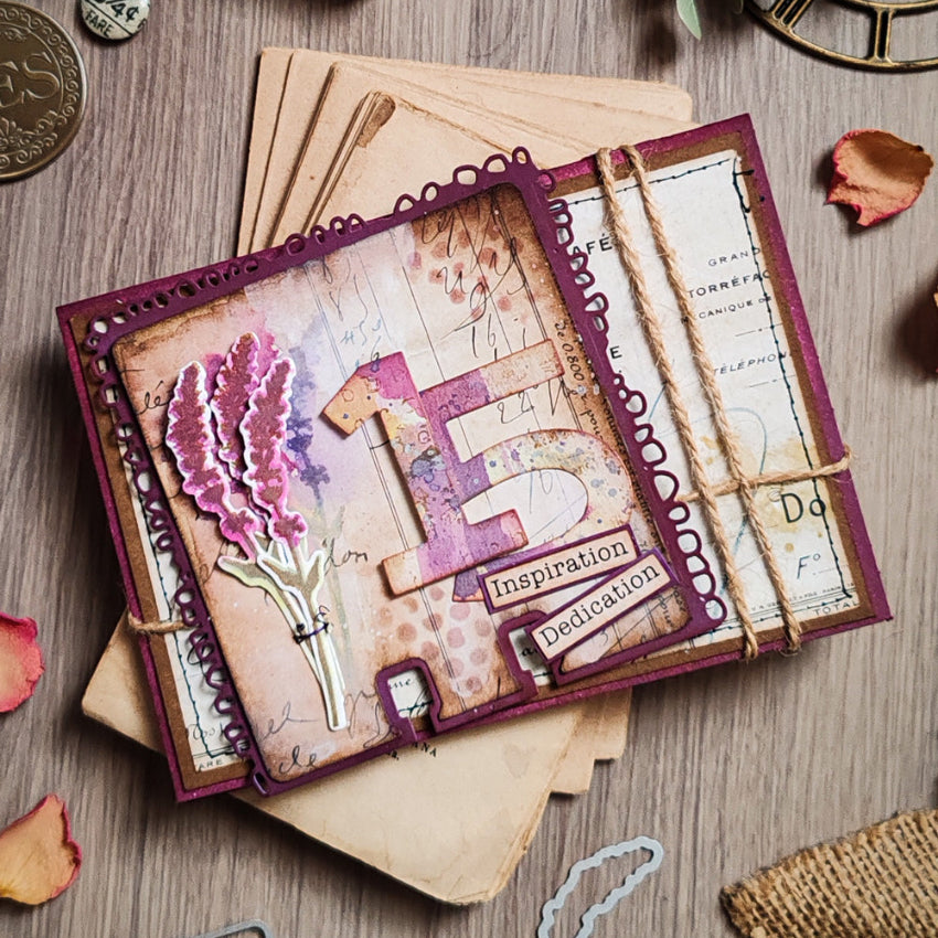 Tim Holtz Cling Rubber Stamps Mini Bouquet cms269 birthday | color-code:ALT01