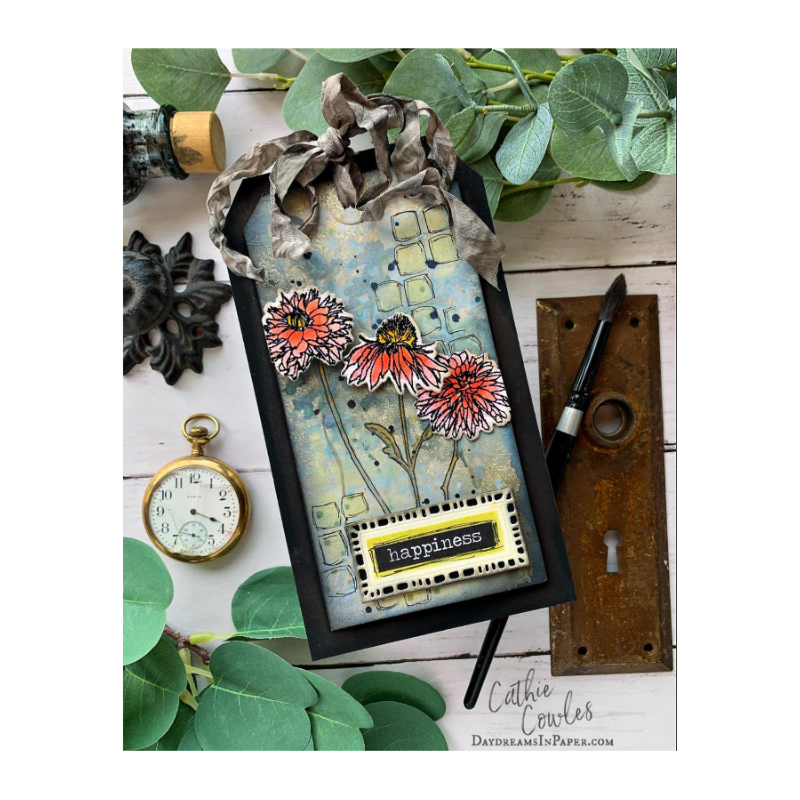 Tim Holtz Cling Rubber Stamps Mini Bouquet cms269 squares