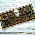 Tim Holtz Cling Rubber Stamps Mini Halloween 3 cms140 bats