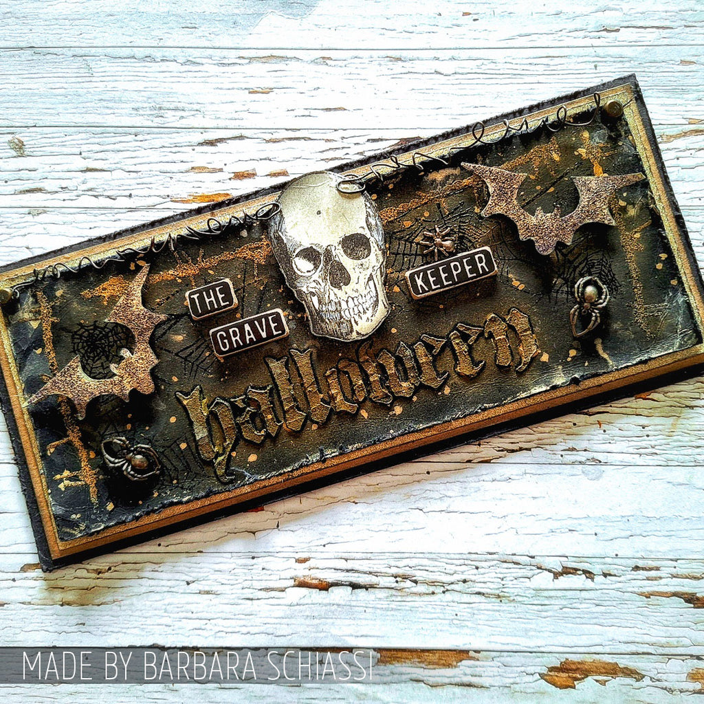 Tim Holtz Cling Rubber Stamps Mini Halloween 3 cms140 bats