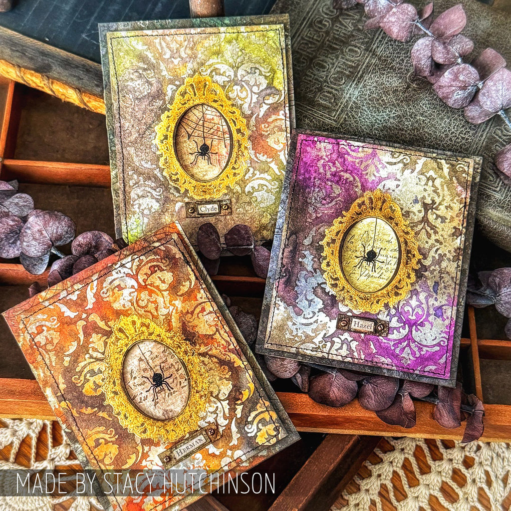 Tim Holtz Cling Rubber Stamps Mini Halloween 3 cms140 frames