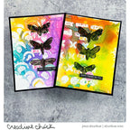 Tim Holtz Cling Rubber Stamps Moth Study cms436 don't forget to fly jenn shurkus
